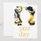 jazzdag kaart (Voorkant / Achterkant)