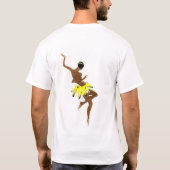 jazzdame t-shirt (Achterkant)