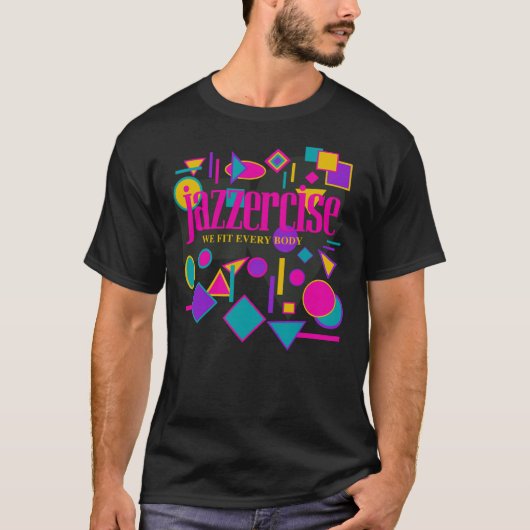 jazzercise retro vintage logo Classic T-Shirt (Voorkant)