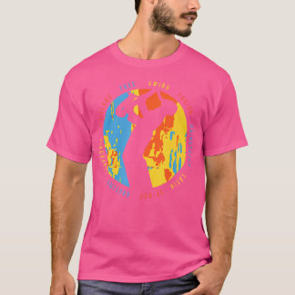 Jazzgenres met saxofonist t-shirt