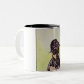 Jazzie Frannie the Miniature Pinscher Mok (Voorkant links)