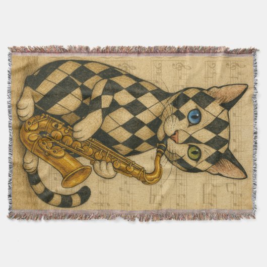Jazzkat Deken (Voorkant)