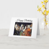 Jazzliefhebber - Verjaardag Kaart (Gele Bloem)