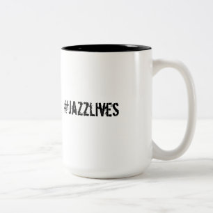 JazzLives Coffee-Mok Tweekleurige Koffiemok