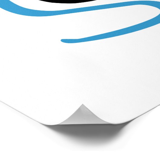 Jazzman Black Silhouette Jazz Session White Poster (Hoek)