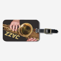 Jazzman die Gold Saxophone speelt