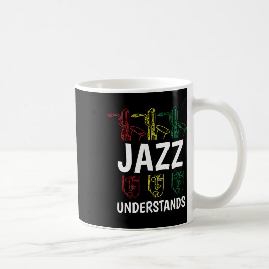 Jazzmuziek Juneteenth Black Musician African Ameri Koffiemok (Rechts)