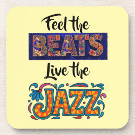 Jazzmuziek liefhebber bier onderzetter