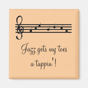Jazzmuziek zeggen magneet