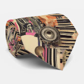 Jazzmuzikant jaren 20 Dadaïstische stijl Stropdas (Opgerold)