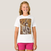 Jazzmuzikant met Saxofoon T-shirt (Voorkant volledig)