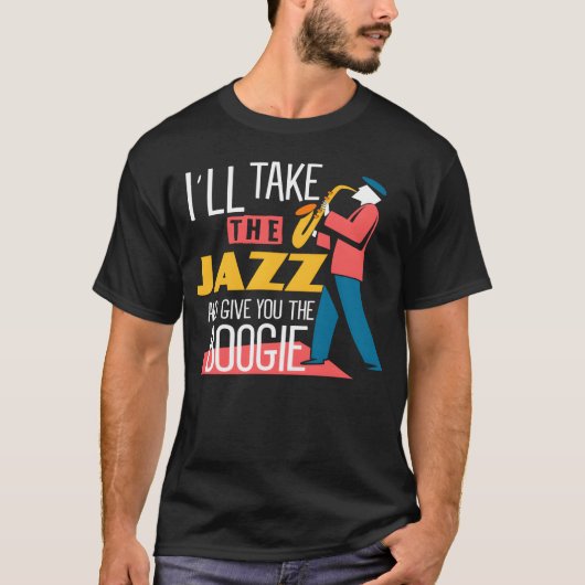jazzmuzikant t-shirt (Voorkant)