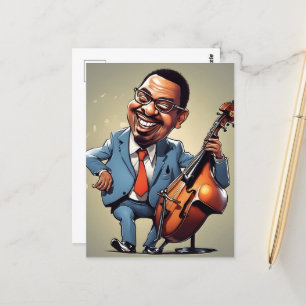 jazzmuzikanten briefkaart