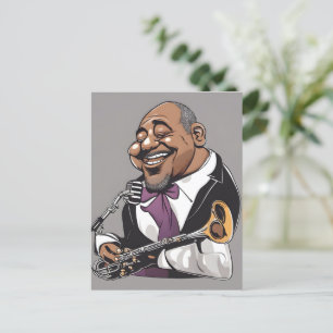 jazzmuzikanten briefkaart