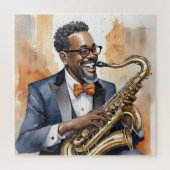 jazzmuzikanten legpuzzel (Verticaal)