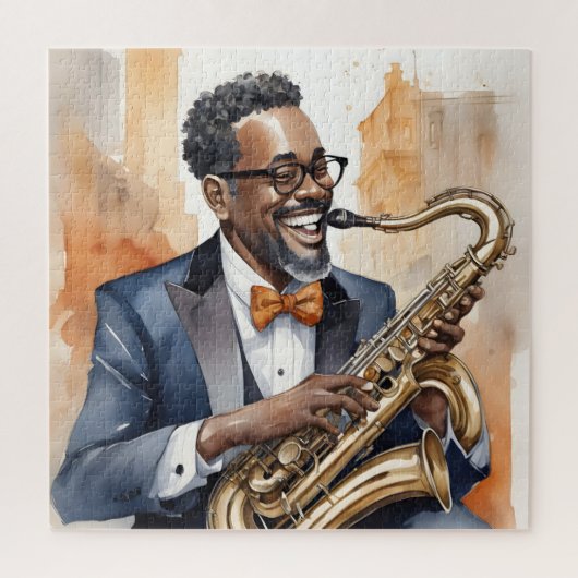 jazzmuzikanten legpuzzel (Verticaal)