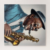 jazzmuzikanten legpuzzel (Horizontaal)