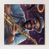 jazzmuzikanten legpuzzel (Horizontaal)