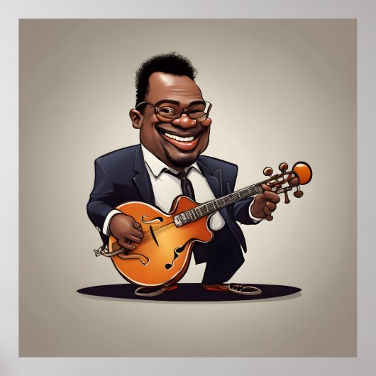 jazzmuzikanten poster (Voorkant)