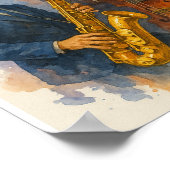 Jazzmuzikanten Poster (Hoek)