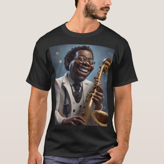 jazzmuzikanten t-shirt (Voorkant)