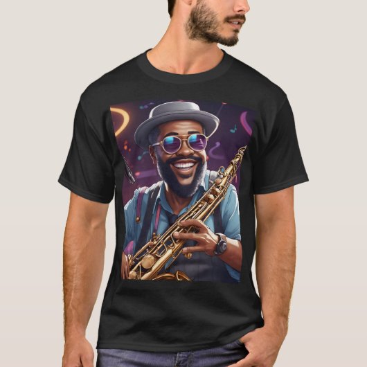 jazzmuzikanten t-shirt (Voorkant)