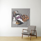 jazzmuzikanten wandkleed (In Situ (horizontaal))