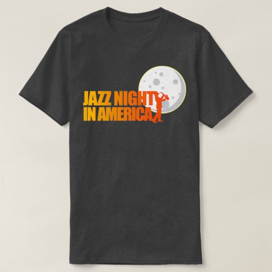 jazznacht in amerika t-shirt (Design voorkant)