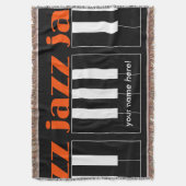 jazzpiano deken (Voorkant Verticaal)