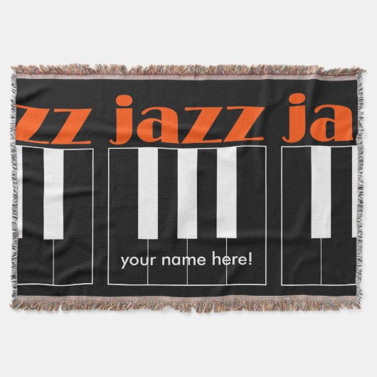 jazzpiano deken (Voorkant)
