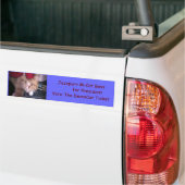 Jazzpurr DemoCat voor pres Bumpersticker (Op Truck)