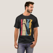 jazzsaxofoongeschenk t-shirt (Voorkant volledig)