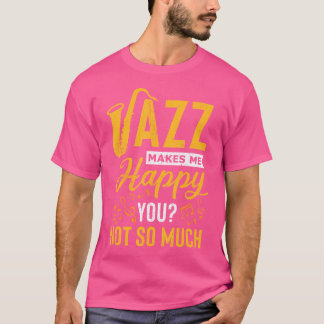 Jazzshirt voor heren dames  Jeugdmuzikant S T-shirt