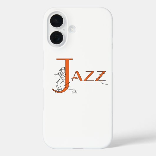 Jazztrompet Oranje telefoonhoes Case-Mate iPhone Case (Achterkant)