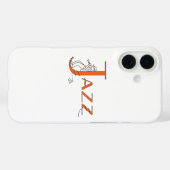 Jazztrompet Oranje telefoonhoes Case-Mate iPhone Case (Achterkant (horizontaal))