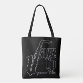 JazzUp-Tas Tote Bag (Achterkant)