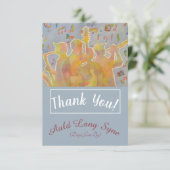 Jazzy Band Bedankkaart (Staand voorkant)