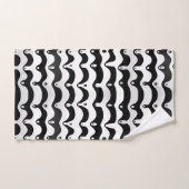 Jazzy Black & White Smelting Zebra Stripes Bad Handdoek (Handdoek)