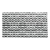Jazzy Black & White Smelting Zebra Stripes Kussensloop (Achterkant)