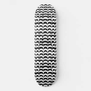 Jazzy Black & White Smelting Zebra Stripes Persoonlijk Skateboard