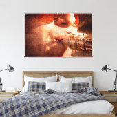 Jazzy Canvas Afdruk (Insitu (Slaapkamer))