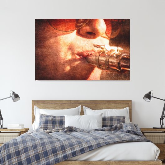 Jazzy Canvas Afdruk (Insitu (Slaapkamer))