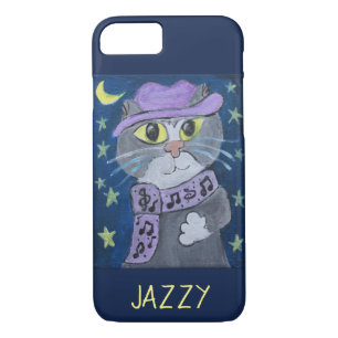 Jazzy Cat Painting Case-Mate iPhone Case