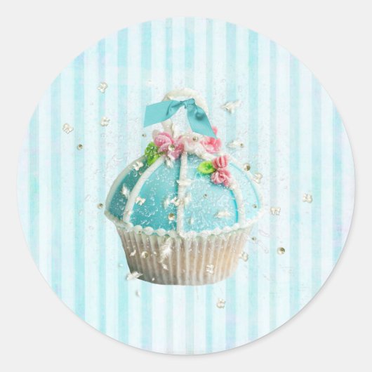 Jazzy Cupcake stickers (Voorkant)