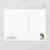 Jazzy Da Cat Briefkaart (Achterkant)