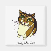 Jazzy Da Cat SQ Magneet (Voorkant)