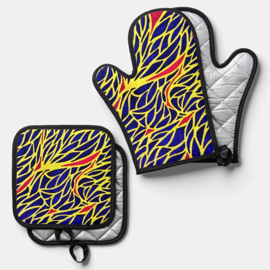 Jazzy Design Ovenwant & Pannenlap Set (Voorkant / Achterkant)