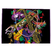 Jazzy Fest New Orleans Music Groot Cadeauzakje (Achterkant)