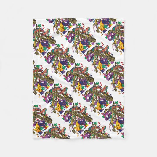 JAZZy Fleece Deken (Voorkant)