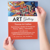 Jazzy Graffiti Art, Art Dealer, Gallery Flyer (Hand)